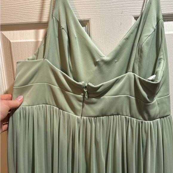 Azazie Dusty Sage Bridesmaid Dress - Picture 2 of 4